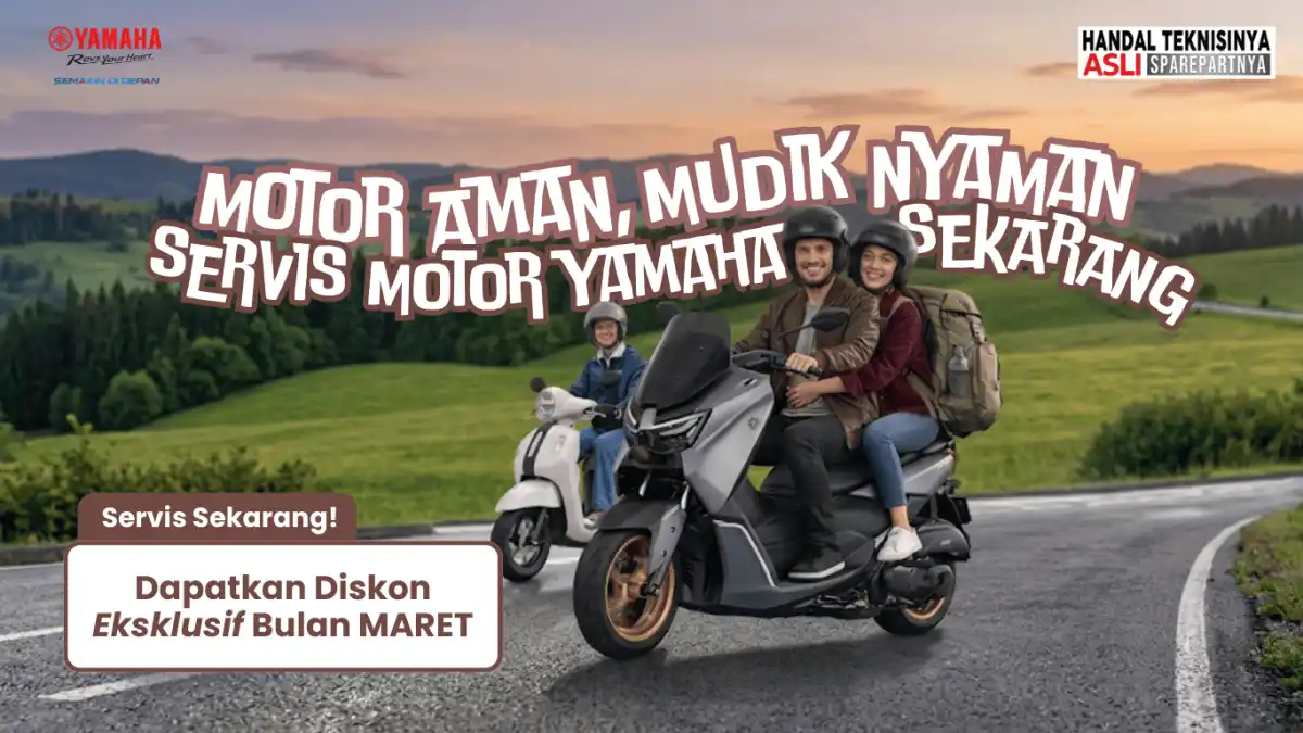 Banner servis Yamaha Malang